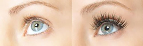 Lash Extension Before & After
